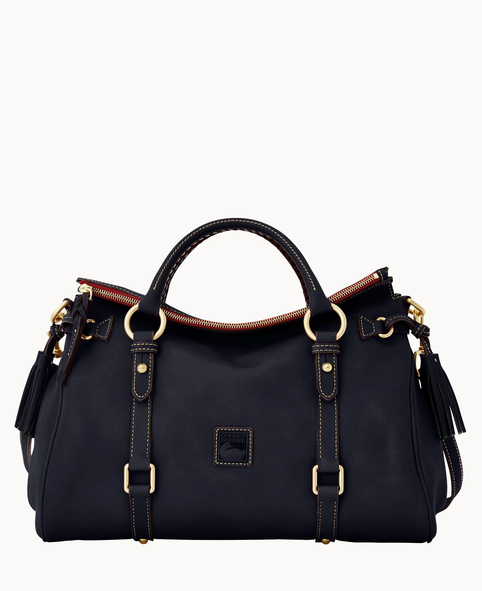 Dooney &amp;amp; Bourke, Florentine Large Satchel, Black Black
