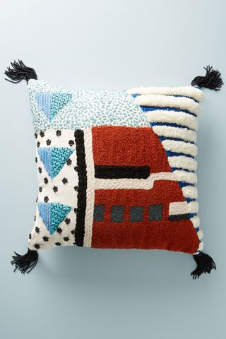 Embellished shape study cushion, £68, Anthropologie
