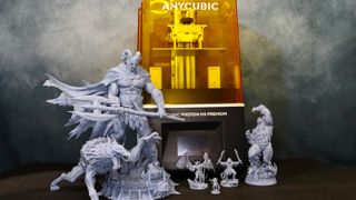Anycubic Photon M3 Premium_ 3D printer in full with test prints