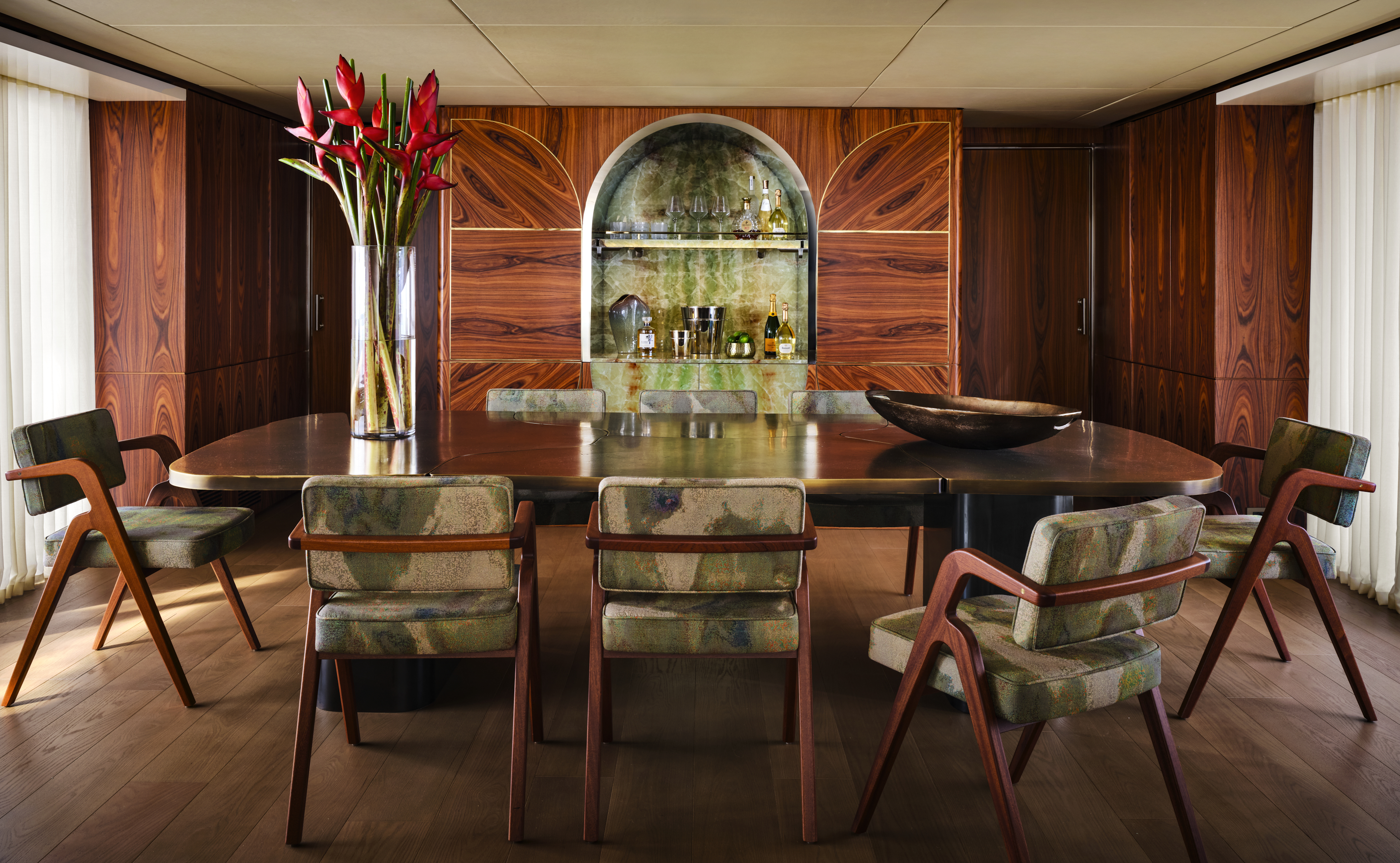 luxury yacht interior