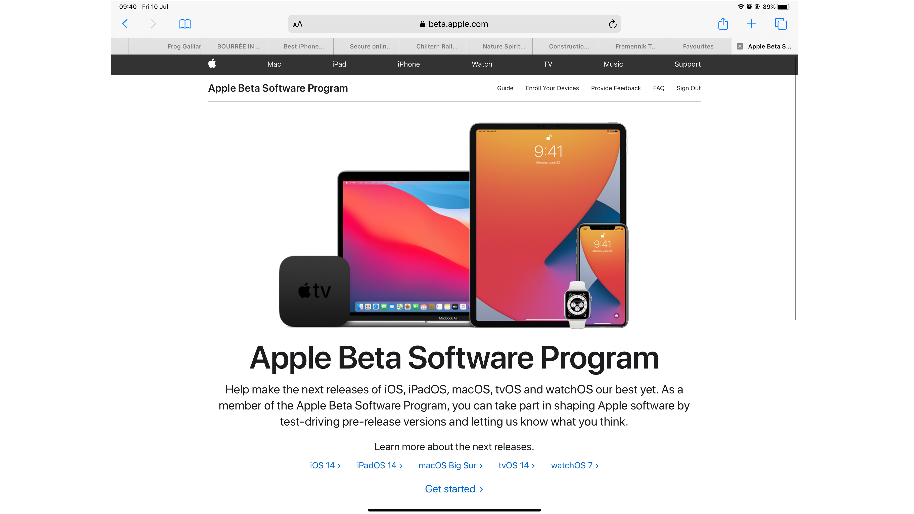 installer iPadOS 14