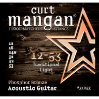 Curt Mangan Fusion MatchedSteel core | Phosphor bronze | Uncoated