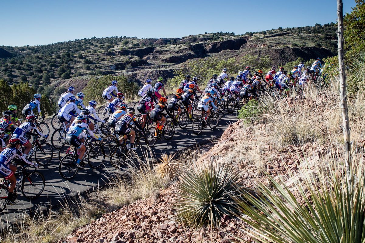 The women head out into the high desert