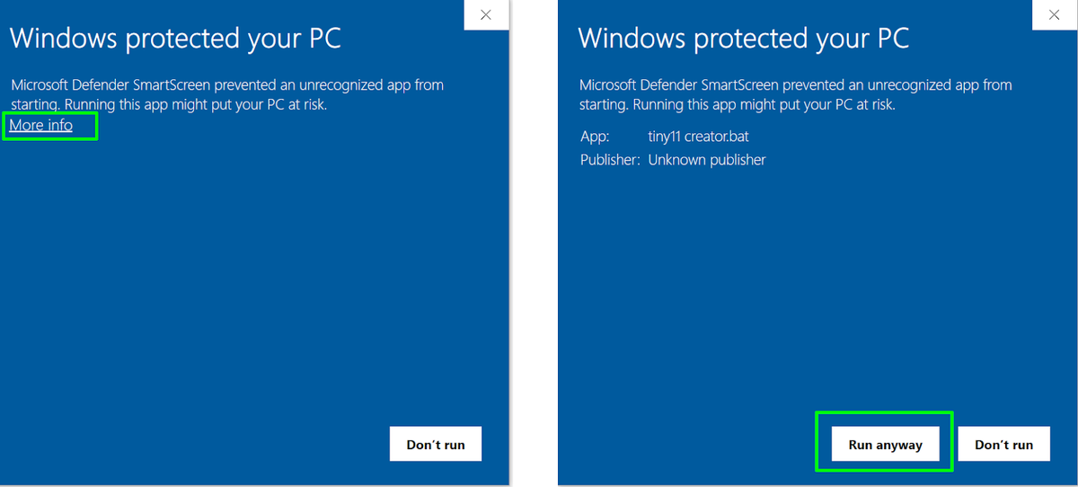  tiny11 builder 2gb ram windows 11 