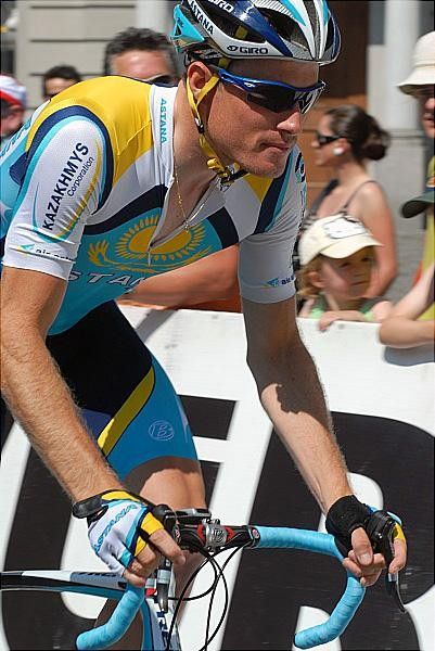 Gregory Rast (Astana) gets going