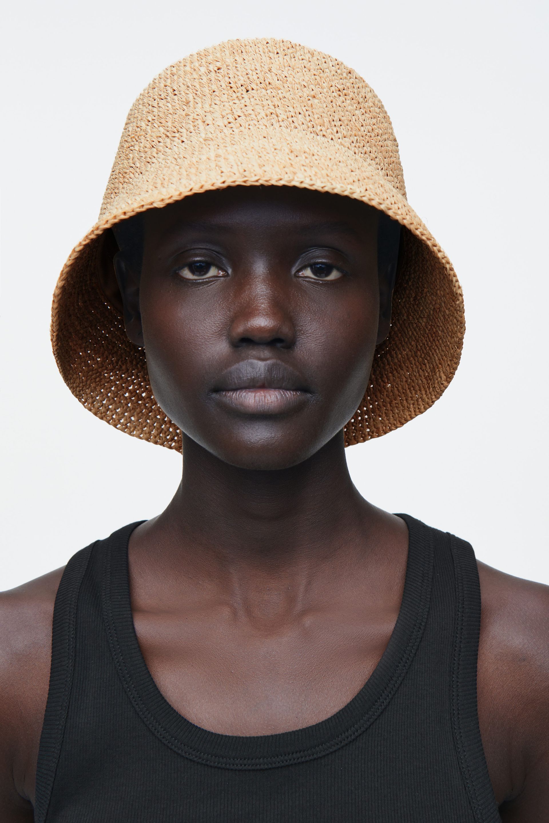 Straw Bucket Hat
