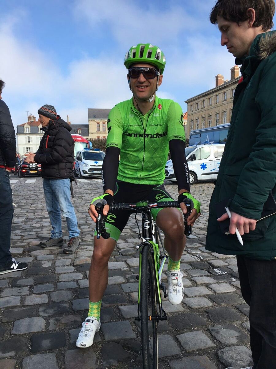Alan Marangoni at the start
