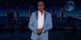 RuPaul being witty and hilarious while serving as guest host on Jimmy Kimmel Live!