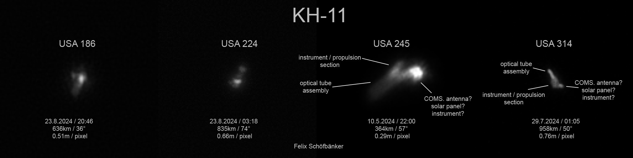 黒の背景に灰色の粒を持つ宇宙船