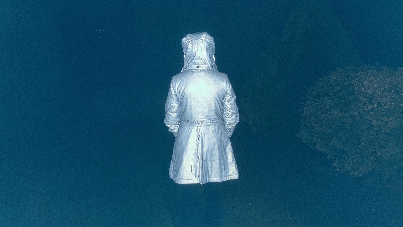 The Mountain Horse Flash Deluxe Parka is reflective in the dark.