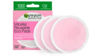 reusable makeup remover pads Garnier Micellar Reusable Make-up Remover Eco Pads, £8.99 for three pads, Lookfantastic