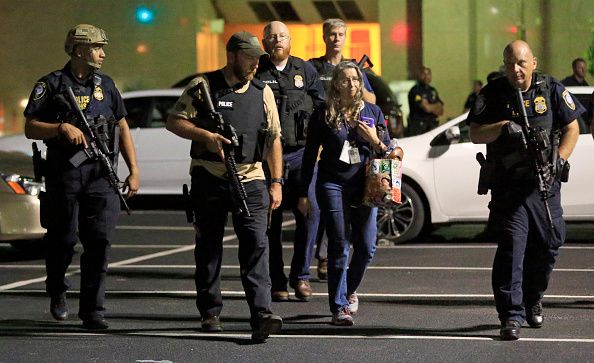 Police officers in Dallas.