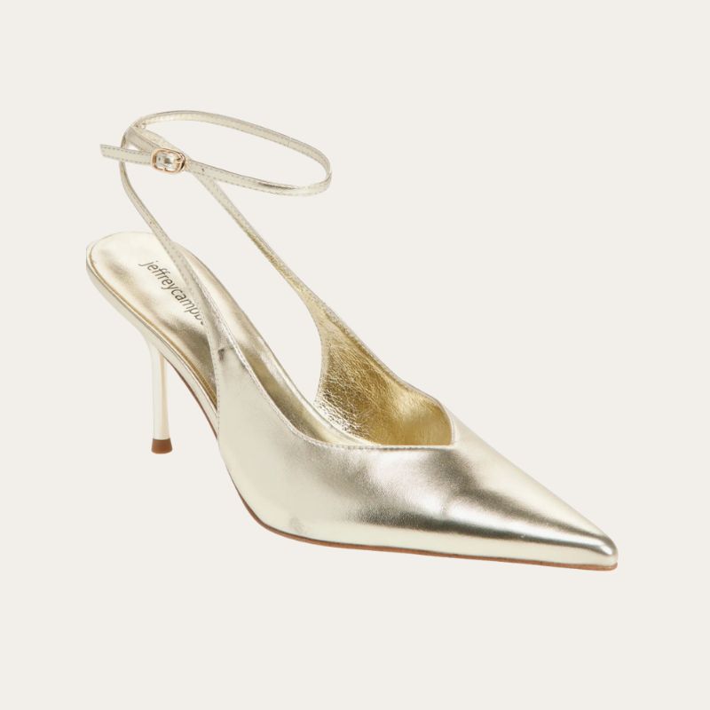 Image of gold heels