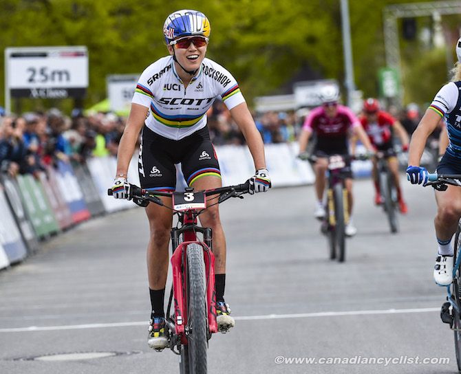 Kate Courtney (Scott-SRAM MTB Racing) wins