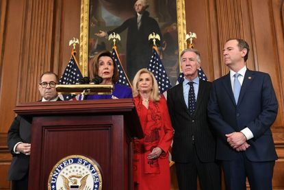House Speaker Nancy Pelosi and other Democrats