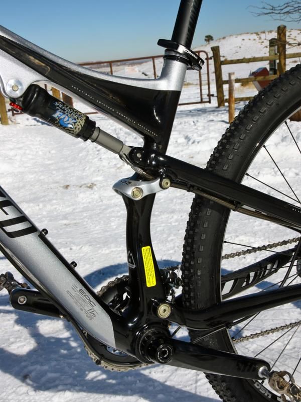 The kinked seat tube is also highly asymmetrical.