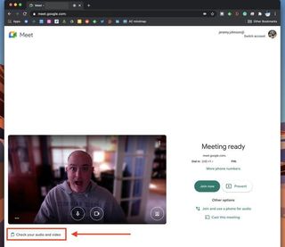 How to use green room in Google Meet