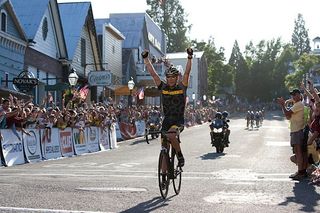 Lance Armstrong took the win in Nevada City.