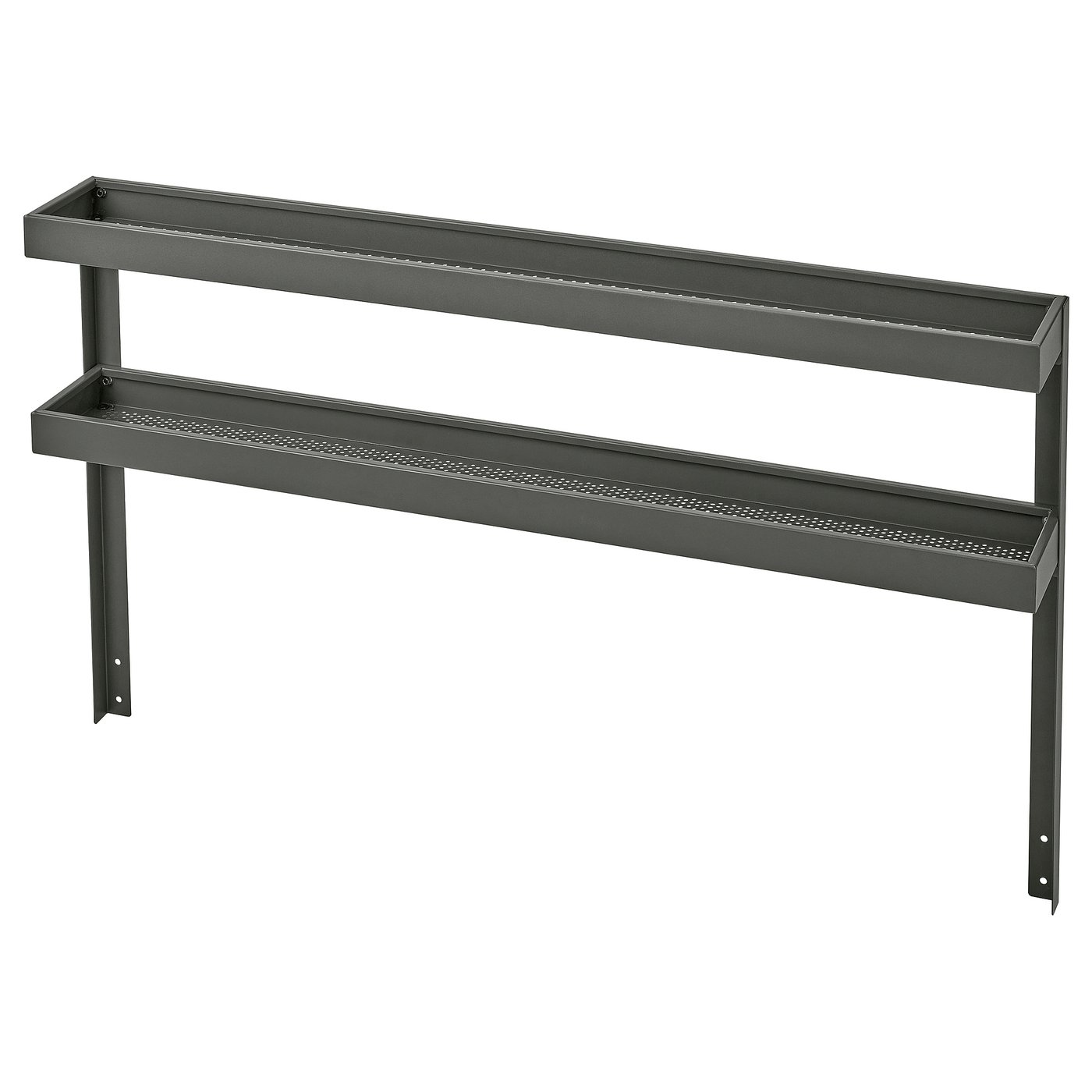 B&amp;Aring;tsk&amp;Auml;r Add-On Unit With Shelves - Outdoor/dark Grey 120x70 Cm