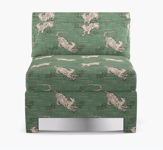 matcha green slipper chair