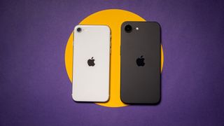 Apple iPhone 16e review against colorful background