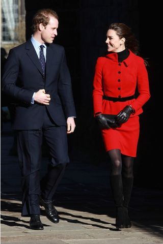 Kate and Will at St Andrew's.