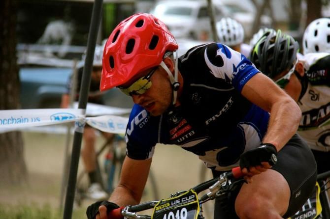 Macky Franklin (Santa Fe Brewing/Pivot) races to fifth place.