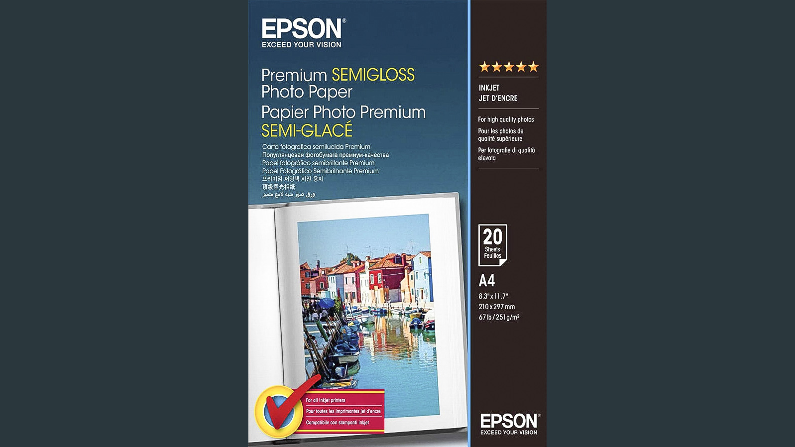 Epson Premium Semi-Gloss, one of the best photo papers
