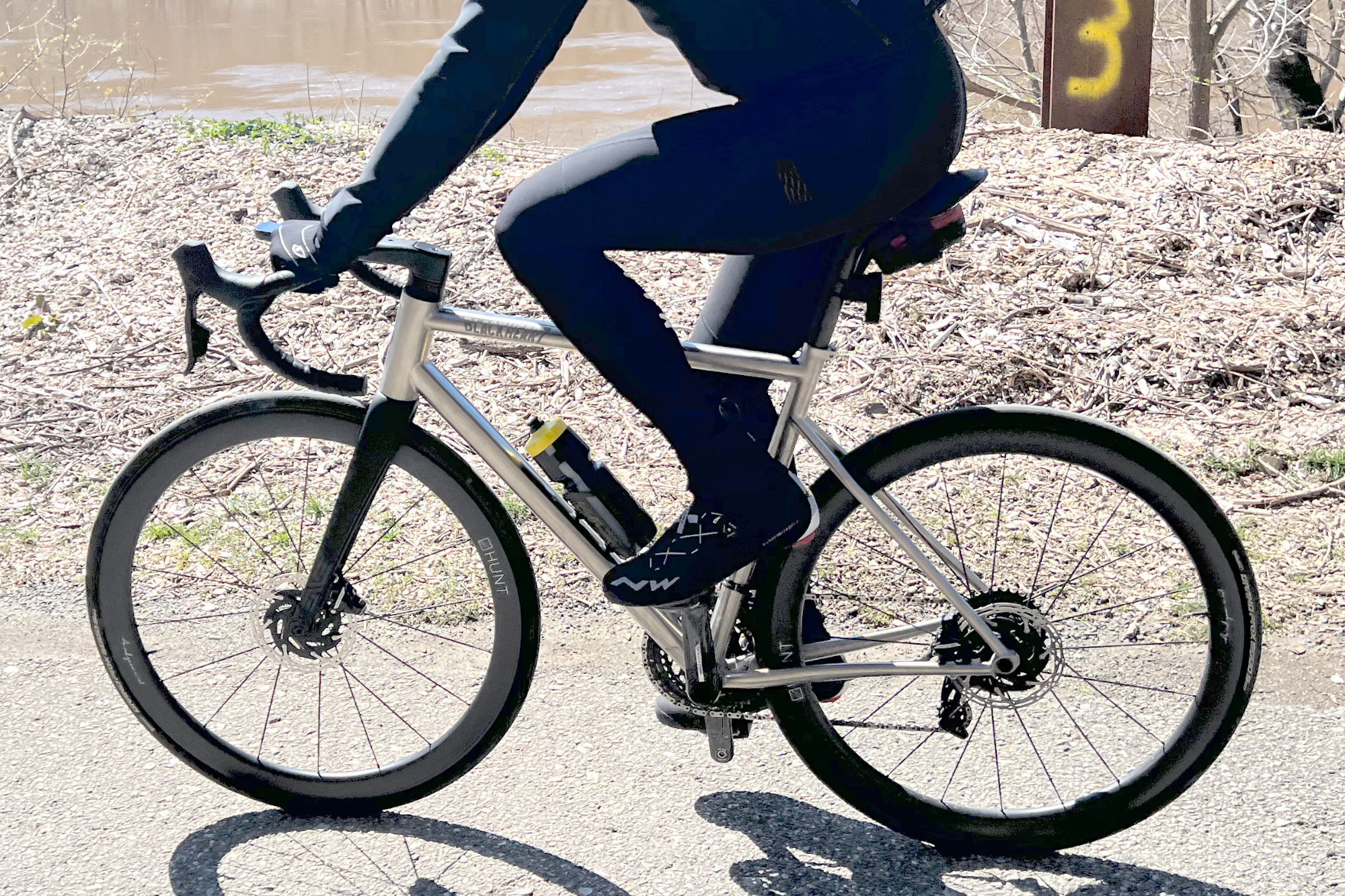 Blackheart Bike Co's Road Ti reviewed: Riding on smooth roads and multi-use paths, the Blackheart feels so smooth, while not isolating the rider or muting the ride.