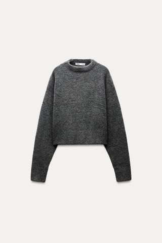 Soft Knit Cropped Sweater