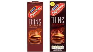 One of our healthiest biscuits - Mcvitie's chocolate digestive thins