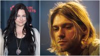Amy Lee and Kurt Cobain