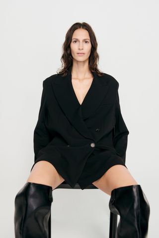 ZW COLLECTION OVERSIZE LONG BLAZER