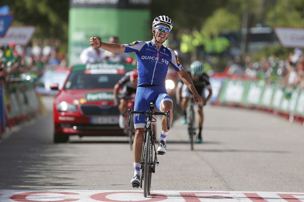Julian Alaphilippe (Quick-Step Floors) wins stage 8 of the Vuelta a Espana