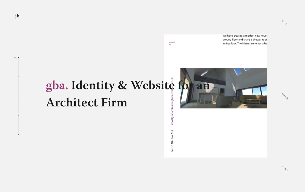 6 of the best new portfolio sites: Jamie Hunter