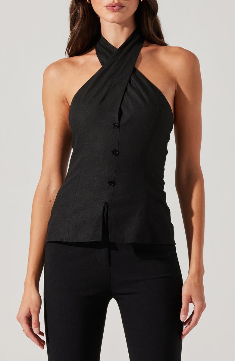 Yaritza Halter Neck Vest Top