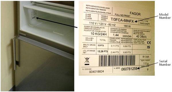 Fagor label.