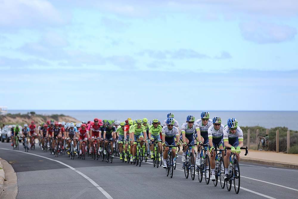 Orica-GreenEdge on the front