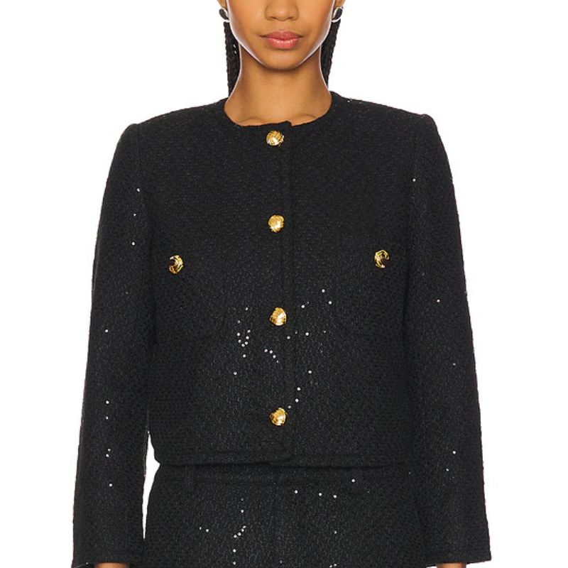 GUIZO, Bela Tweed Jacket