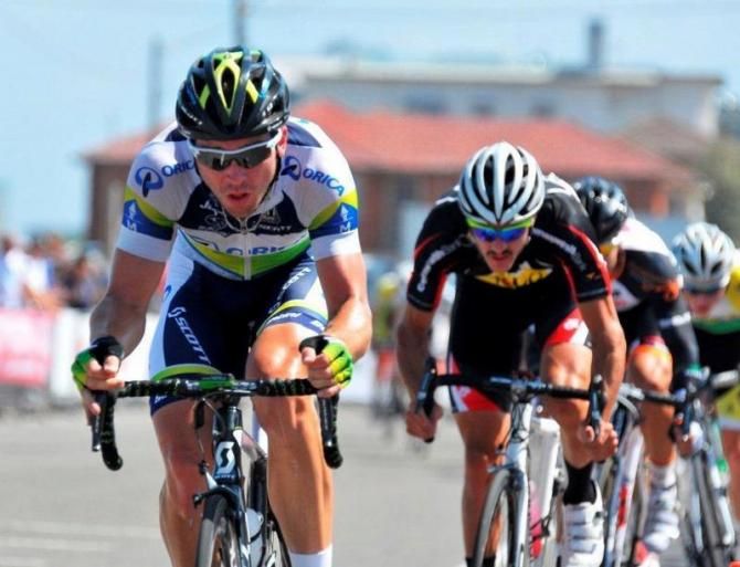 Leigh Howard (Orica-GreenEdge) was the team's hope if it came down to a bunch sprint