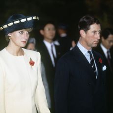 prince charles and diana, princess of wales 1961 1997 visit the national cemetery in seoul, south korea, 2nd november 1992 photo by princess diana archivegetty images