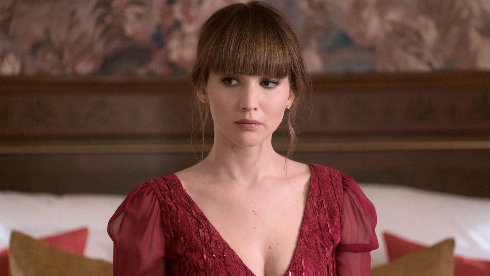 Hair, Hairstyle, Bangs, Lip, Brown hair, Layered hair, Portrait,
