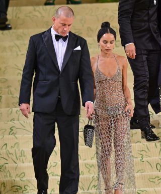 Zoe Kravitz and Channing Tatum leave the 2021 Met Gala together