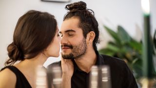 Woman and man looking to each other's eye after learning how to have better sex