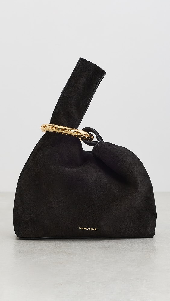 Suede Swing Bag - Black