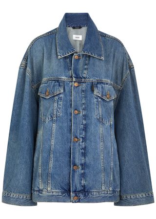 HAIKURE, Janet Distressed Denim Jacket