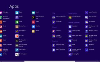 The All Apps Screen