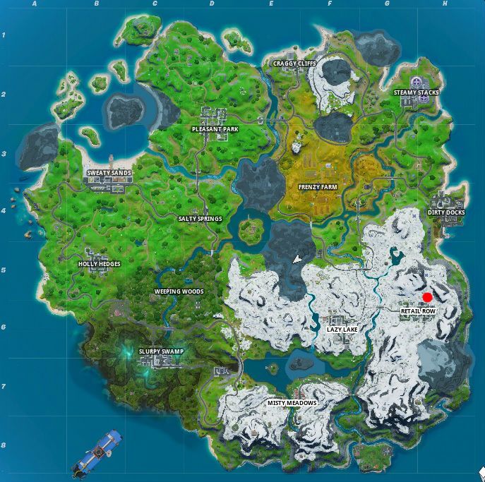 Fortnite Sneaky Snowman locations where to find a Sneaky Snowman in