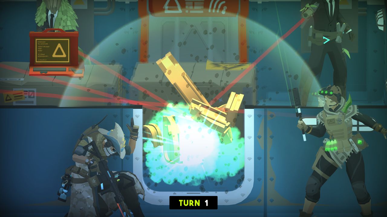 blasting through a door in Tactical Breach Wizards
