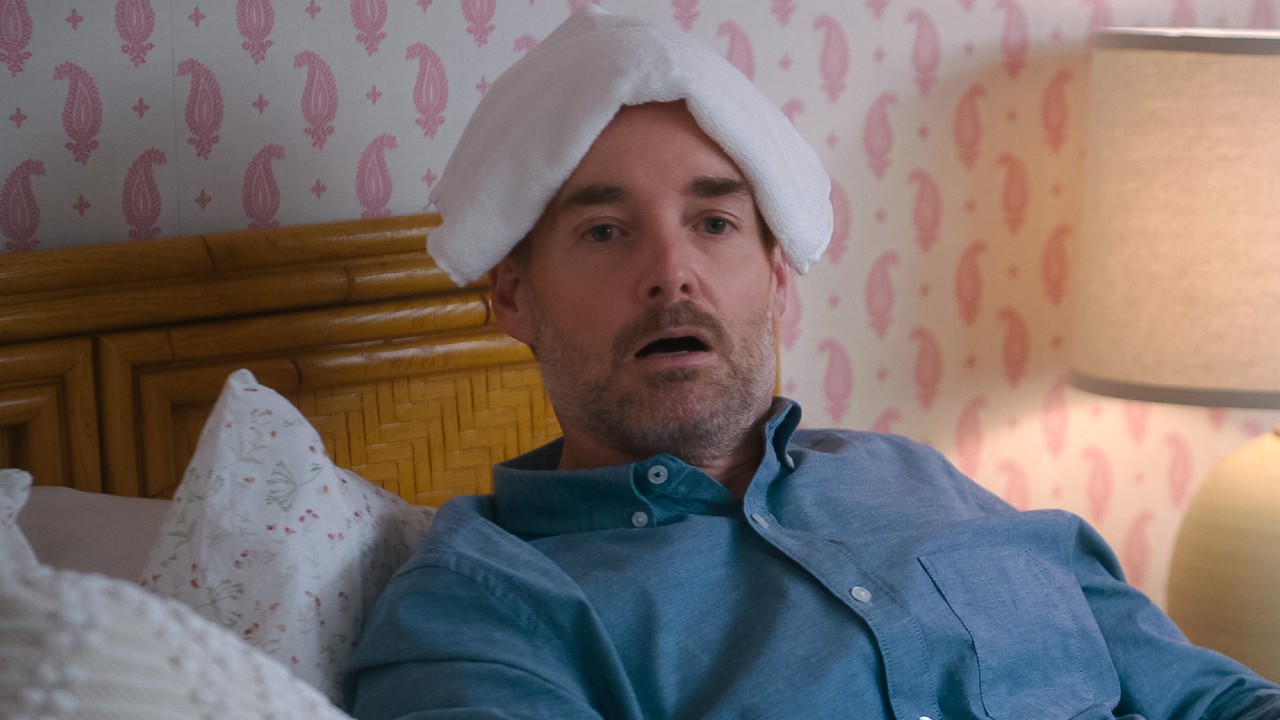 Jack with a rag on his head
